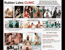 Tablet Screenshot of clinic.rubberlatexfetish.com